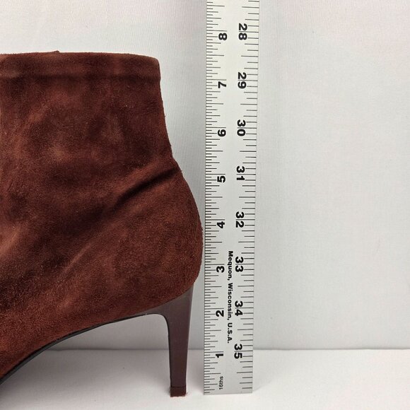 Rag & Bone Brown Suede Ankle Boots With Pointed Toe & Stiletto Heel Size 36 - Picture 11 of 15
